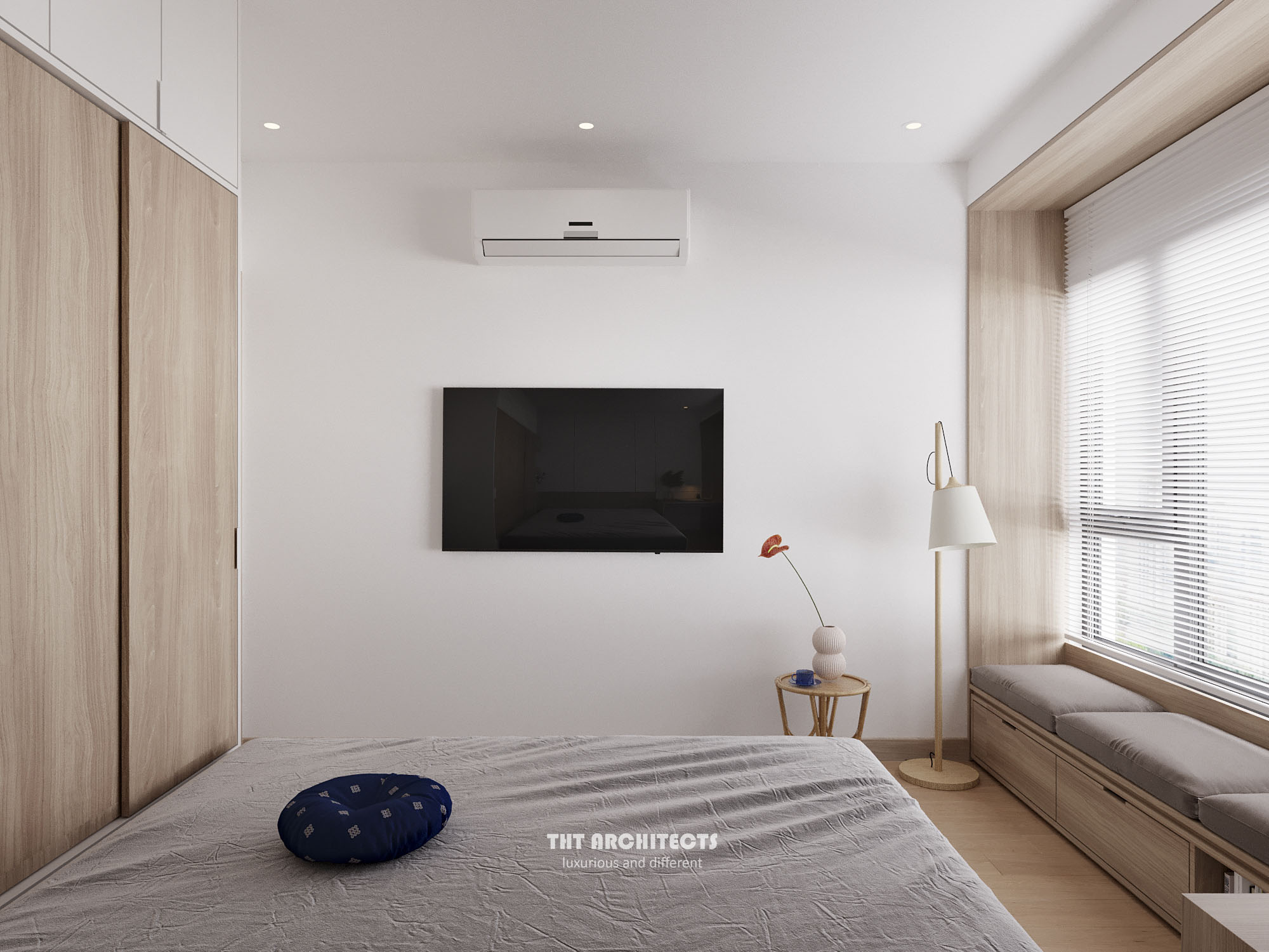 tht architects - Chung cư Vinhome Grand Park - phòng ngủ master 04